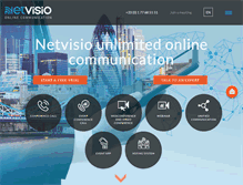 Tablet Screenshot of netvisio.com